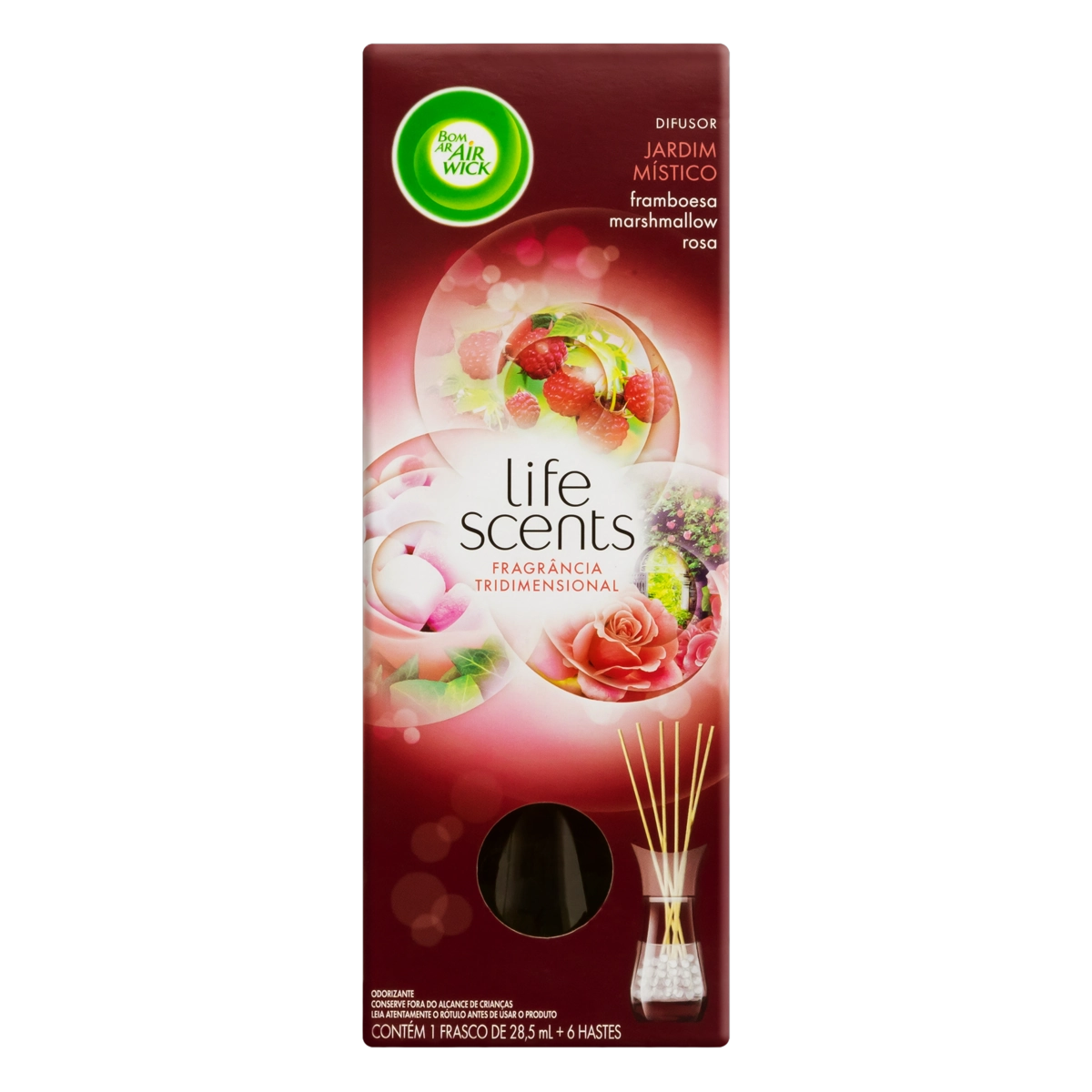 Difusor De Ambiente Jardim Místico Bom Ar Air Wick Life Scents Caixa 28,5ml