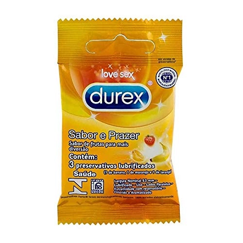 Durex Sabores E Prazer 3 Unidades
