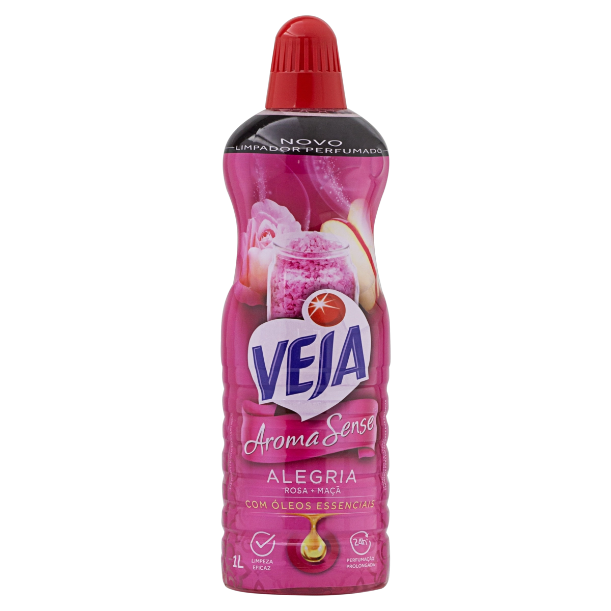 Limpador Perfumado Alegria Veja Aroma Sense Frasco 1l