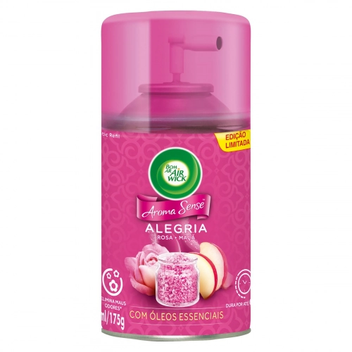 BOM AR FRESH AROMA SENSE ALEGRIA REFIL 250ML