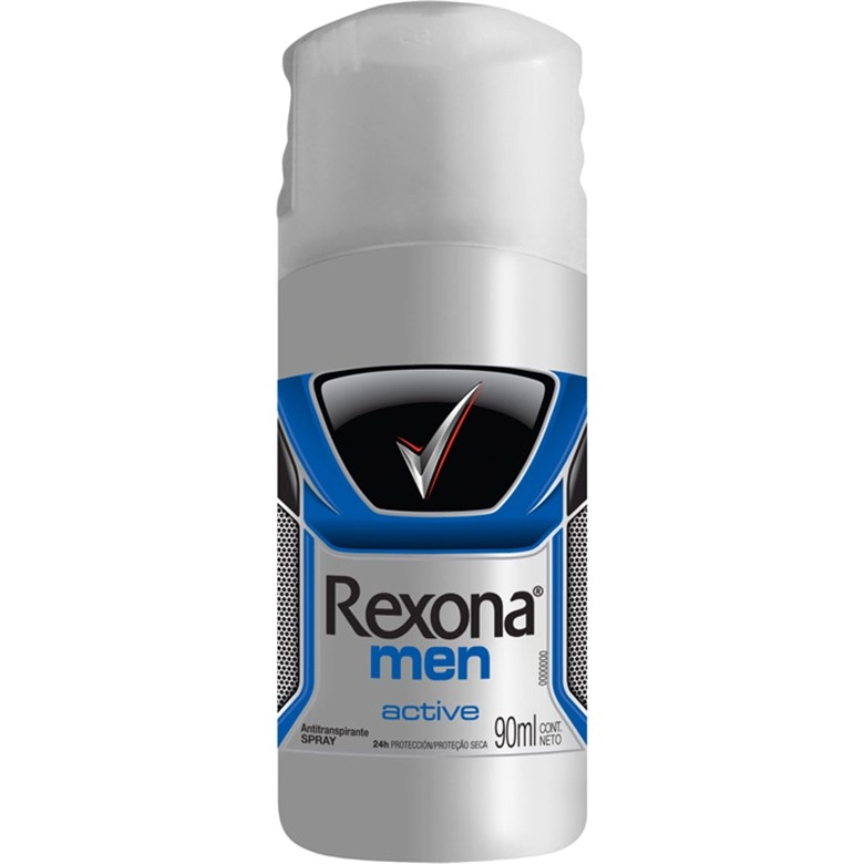 Desodorante Spray Rexona 90ml Masculino Active Unit