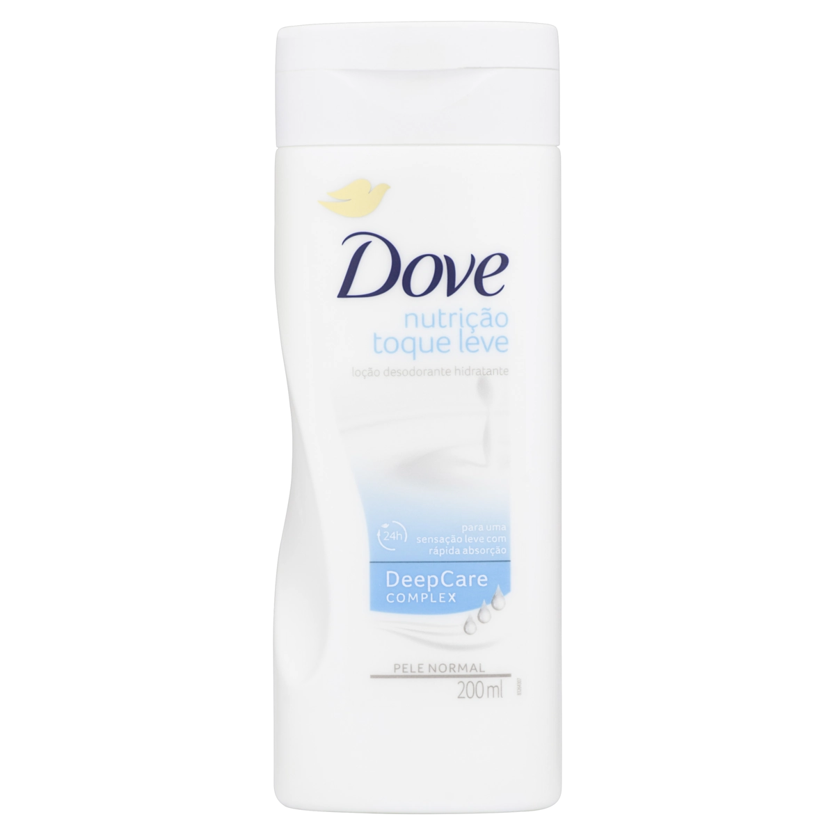 Loção Desodorante Hidratante Dove Nutrição Toque Leve Frasco 200ml