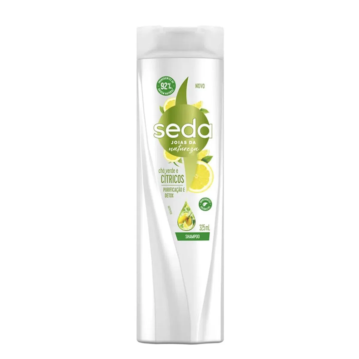 Shampoo Chá Verde E Cítricos Purificação E Detox Seda 325ml