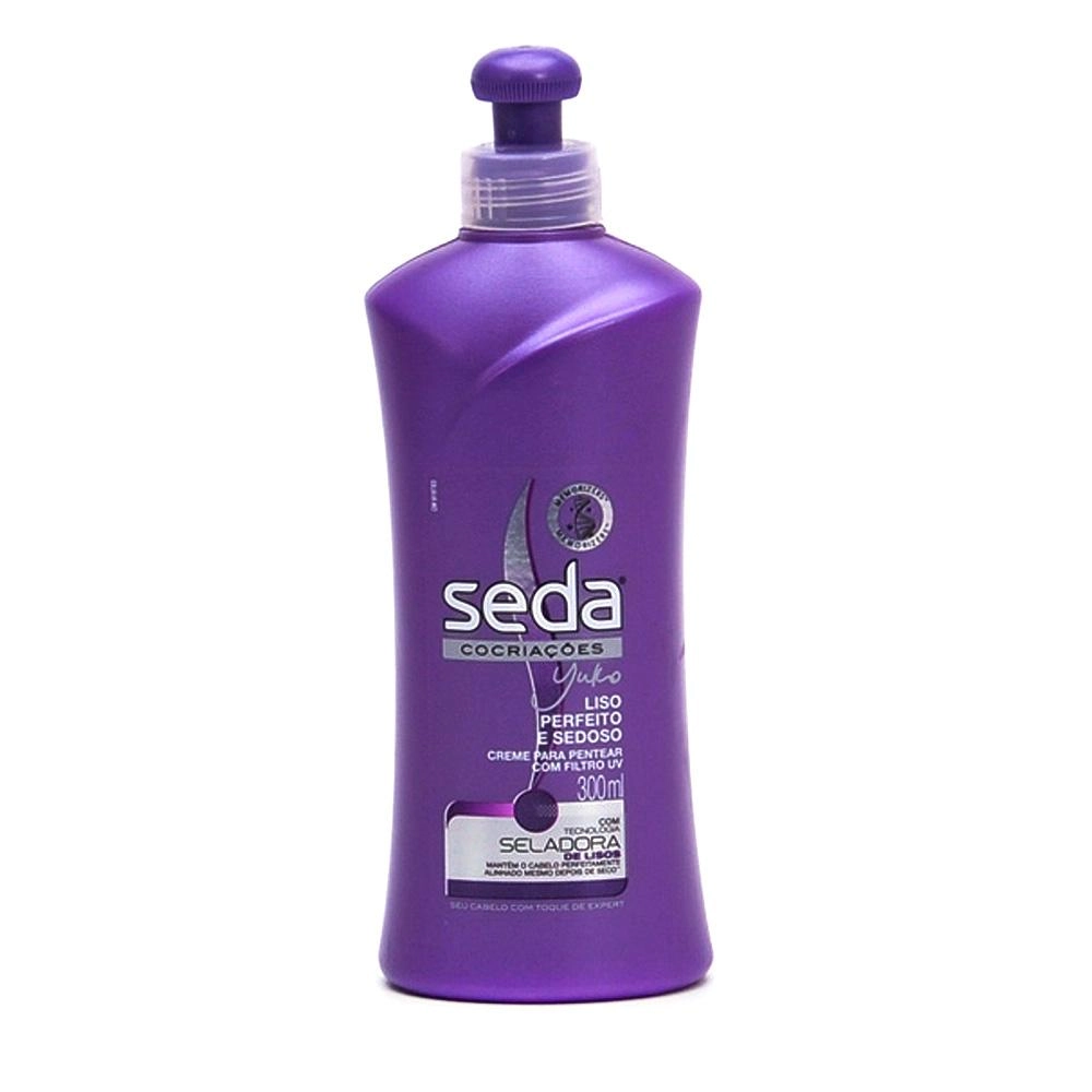 Creme Para Pentear Seda Cocriações Liso Perfeito Frasco 300ml