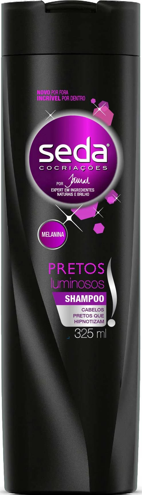 Shampoo Seda Pretos Luminosos Frasco 325ml
