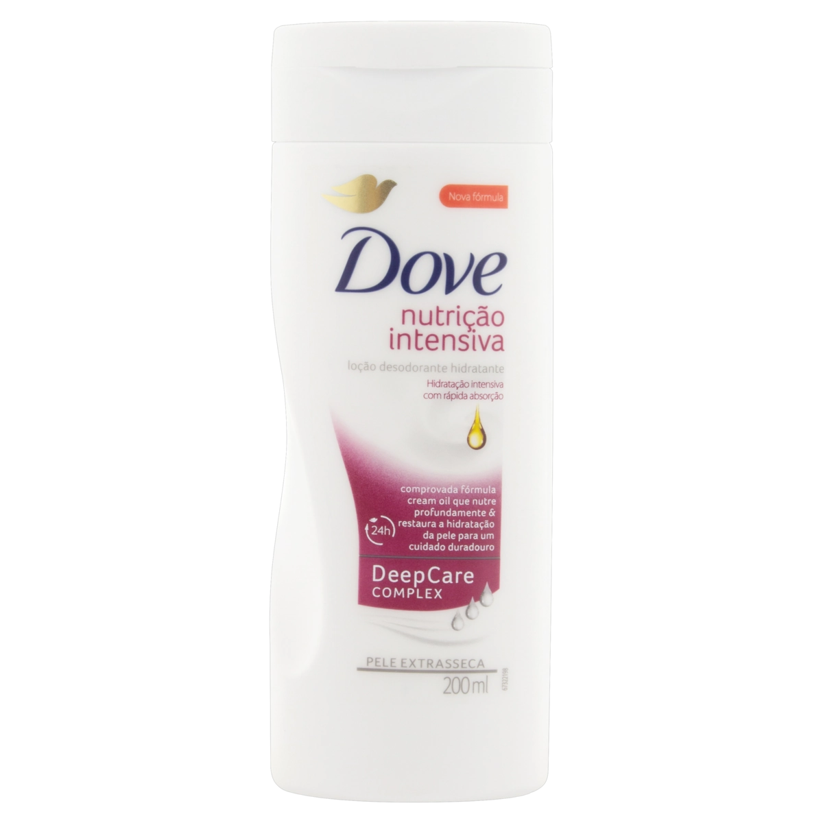 Loção Desodorante Hidratante Dove Nutrição Intensiva Frasco 200ml