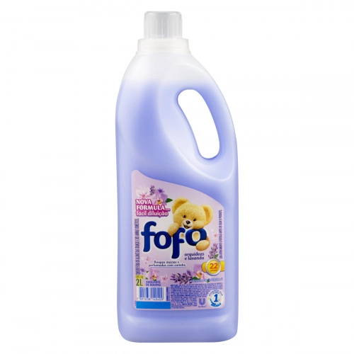 Amaciante De Roupa Diluído Orquídeas E Lavanda Fofo Frasco 2l