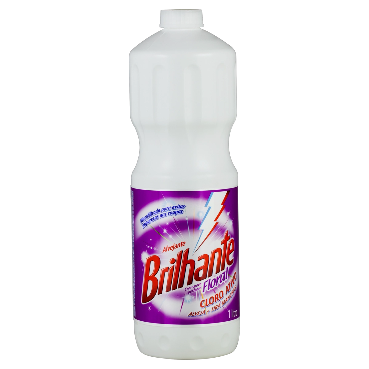 Alvejante Com Cloro Floral Brilhante Frasco 1l