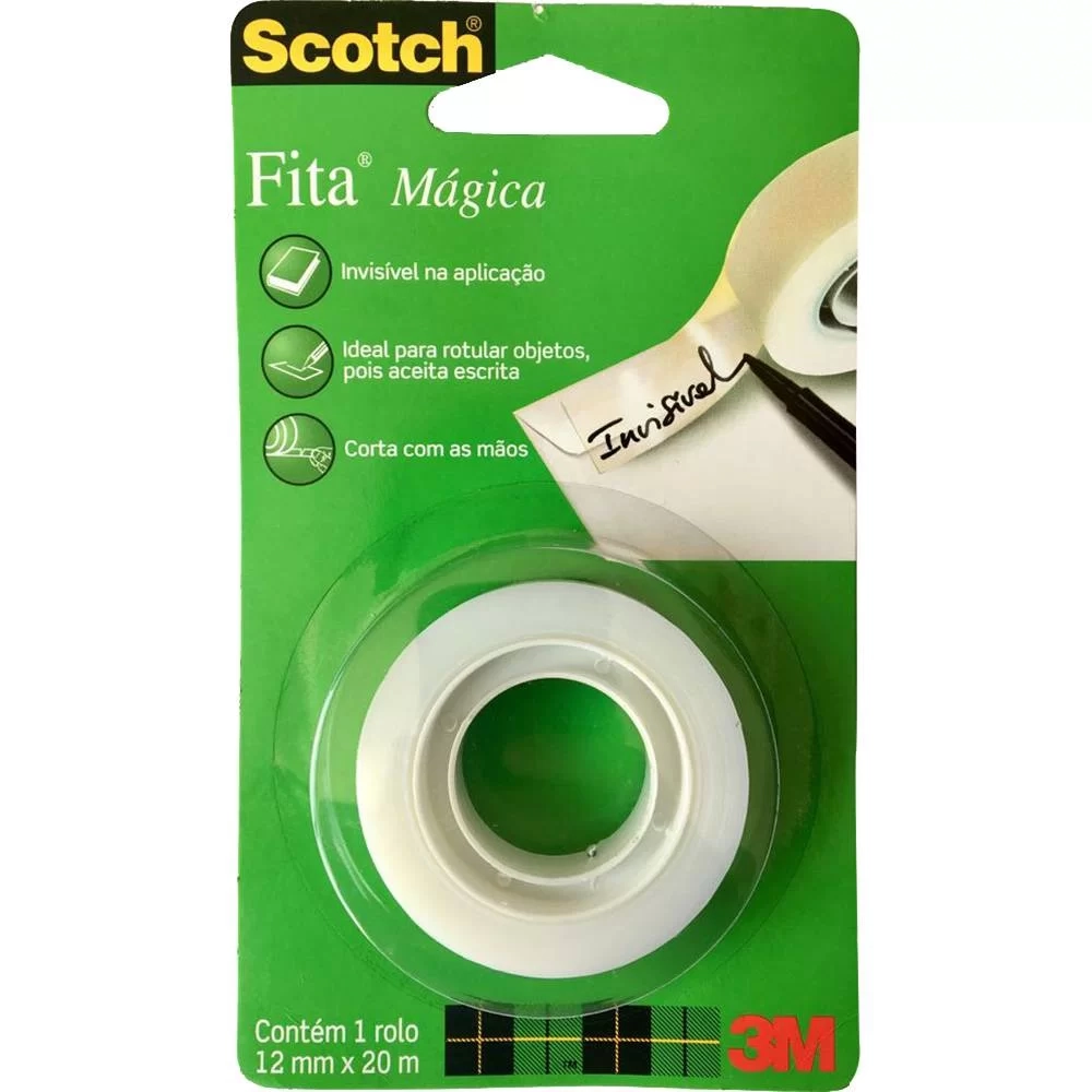 Fita Mágica Scotch 12mm X 20m