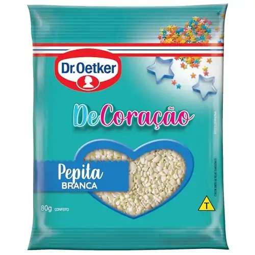 Confeito Dr.oetker Pepita Branca 80g