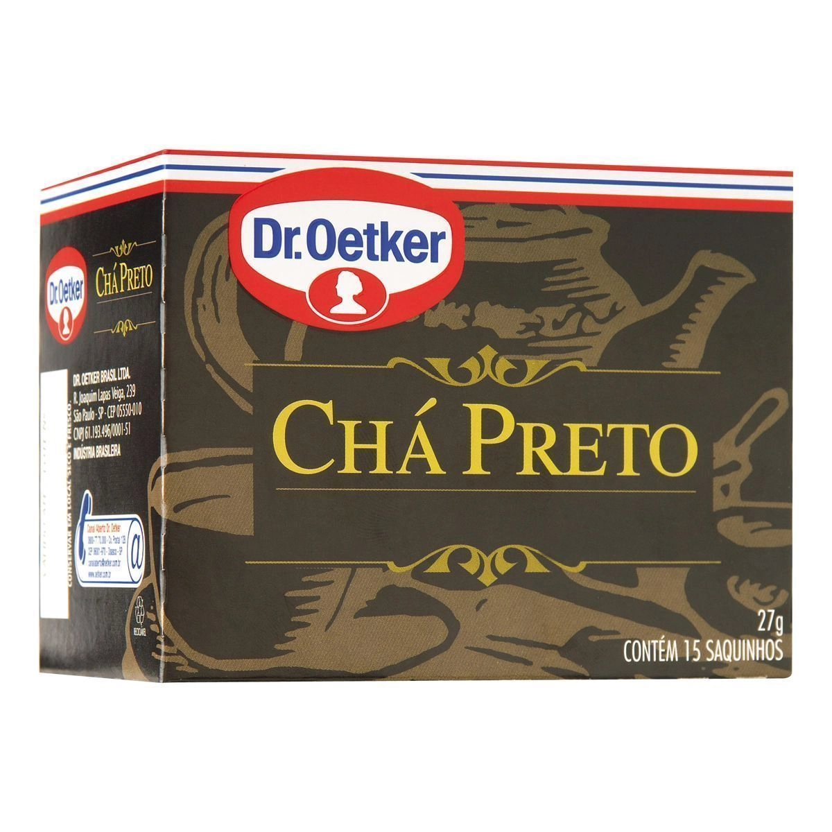 Cha Dr Oetker 10unidade Saq Preto