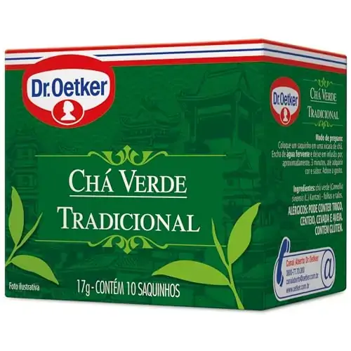 Cha Verde Dr Oetker Tradicional 17gr