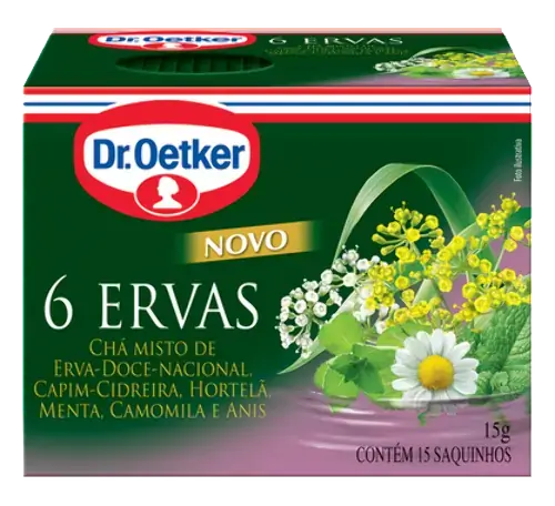 Cha Oetker 10saq 6 Ervas