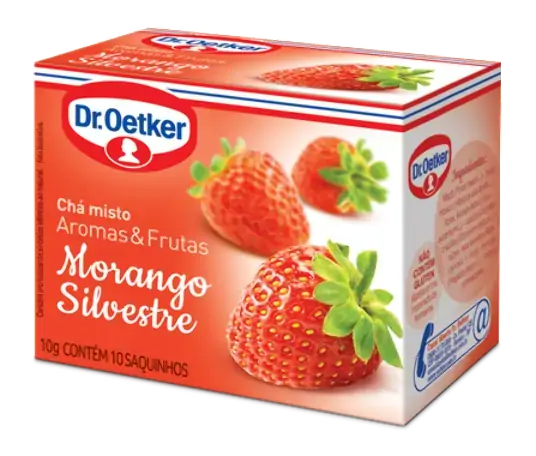 Cha Oetker Morango Silvestre