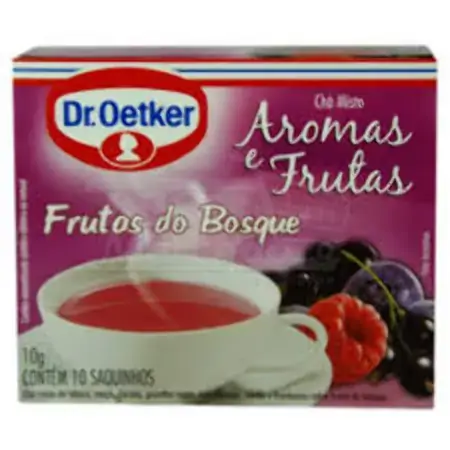 Cha Oetker Frutas Do Bosque Aroma E Frutas