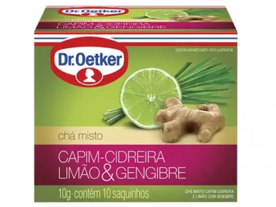 Cha Dr Oetker Cidreira/lim/geng 10g Sch10