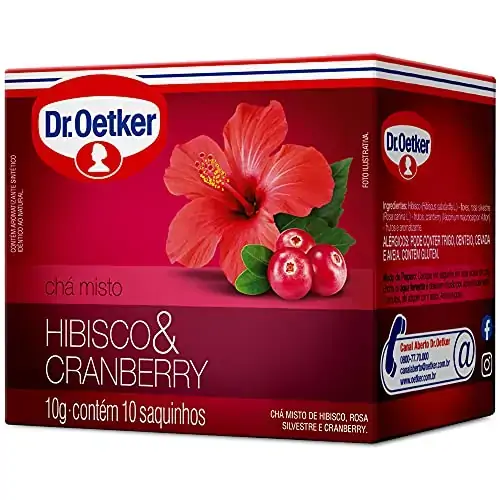 Cha Dr.oetker Misto 10g Hibisco/cranberry C/10