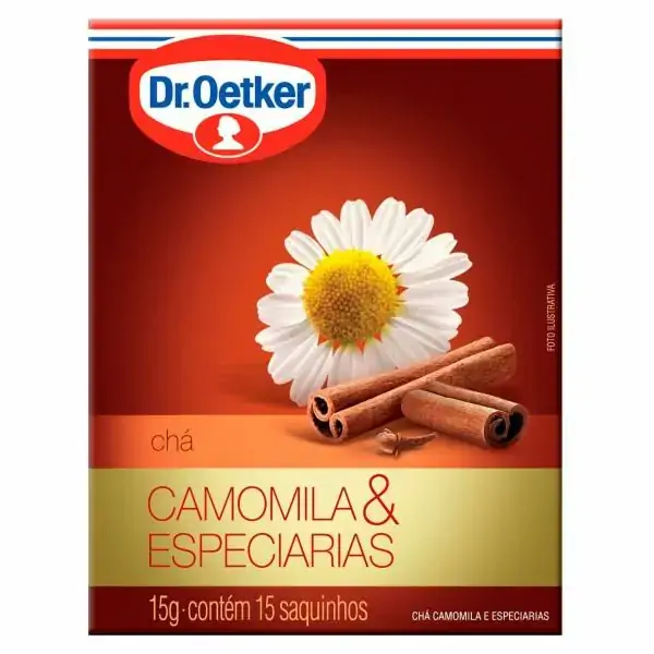 Cha Dr.oetker Camomila C/especiarias 10u 15g