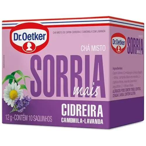 Cha Saq Dr.oetker Cidreira, Camomila E Lavanda 12g
