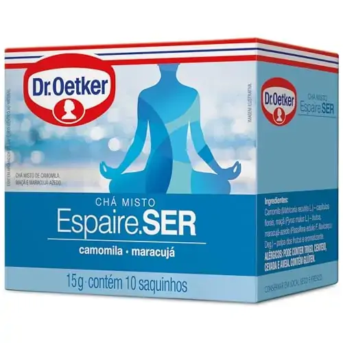 Cha Saq Dr.oetker Camomila E Maracuja 15g