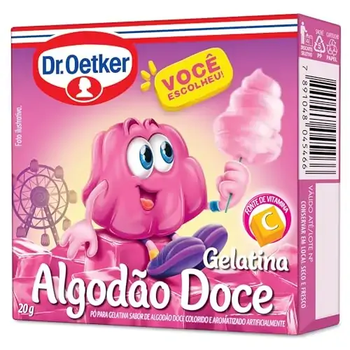 Gelatina Algodão Doce