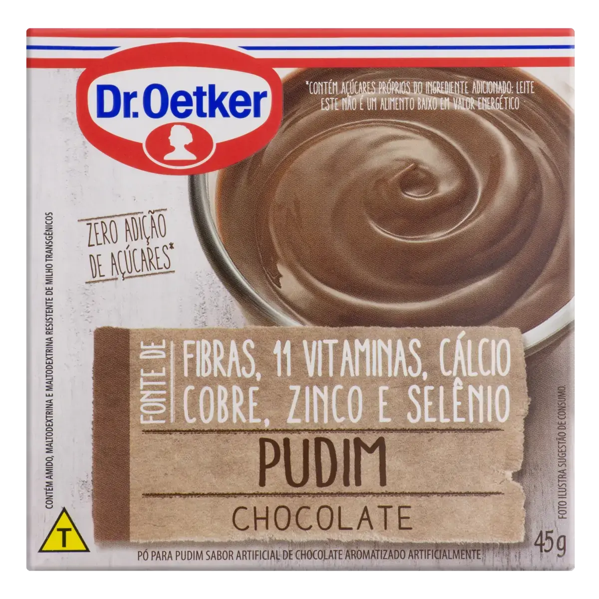 Pó Para Pudim Chocolate Dr. Oetker Caixa 45g