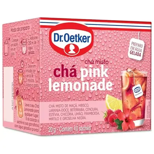 Cha Dr.oetker Pink Lemonade Lim/framb 10u 20g