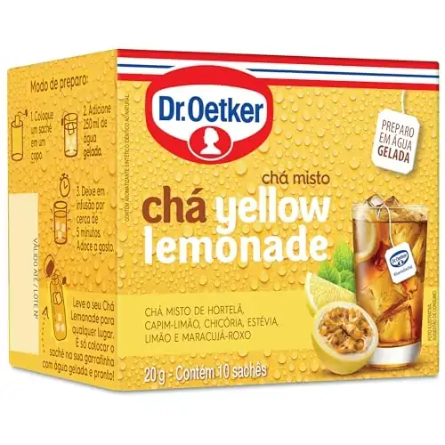 Cha Dr.oetker Yellow Lemonade Limao/ Marac 10u 20g