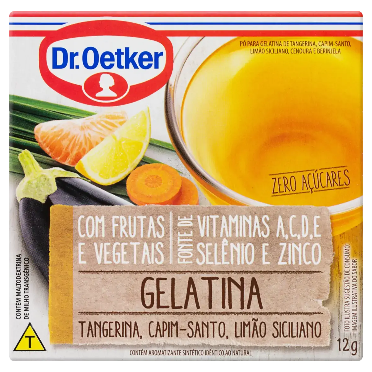 Gela Func Dr Oetker Tange Capim S Limao S Berinj 12g
