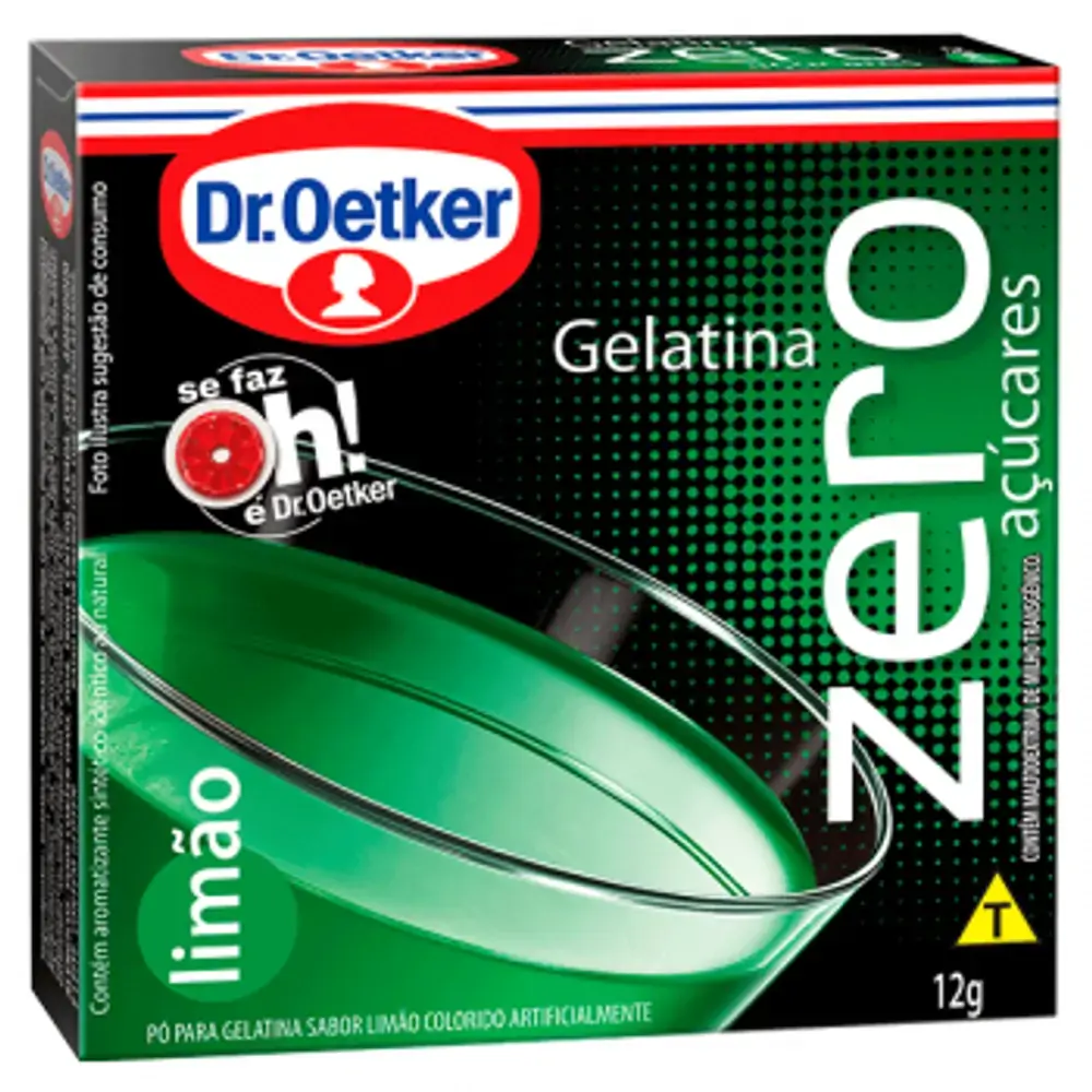 Gelatina Po Dr.oetker Zero 12g Limao