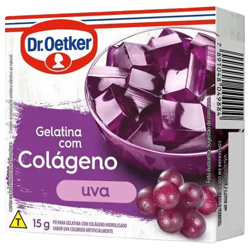 Po Gelat Dr. Oetker Uva C/colageno 15g