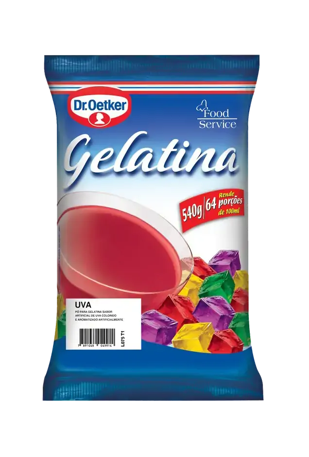 Gelatina Dr Oetker Uva