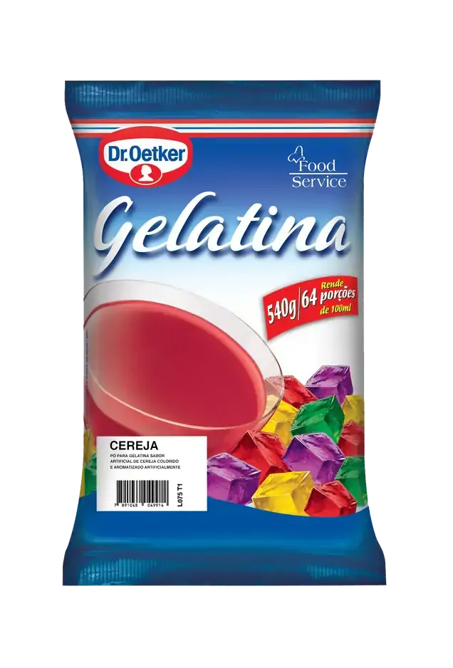 Gelatina Dr Oetker Cereja