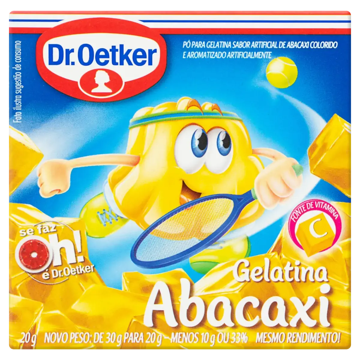 Gelatina Dr.oetker Abacaxi 20g
