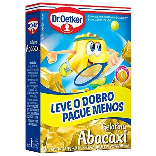 Gelatina Dr.oetker Economica De Abacaxi 40g