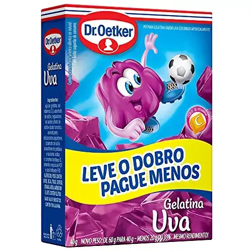 Gelatina Dr.oetker Economica De Uva 40g