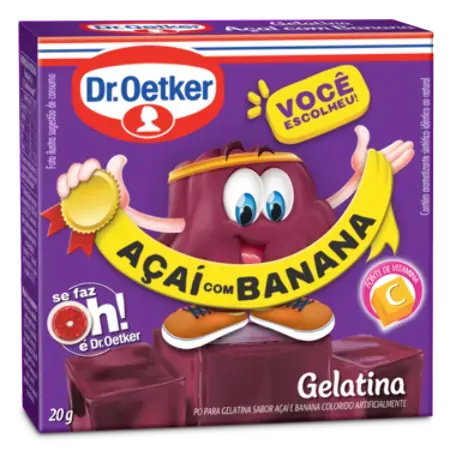 Gelatina Dr Oetker 20g Acai C/ Banana