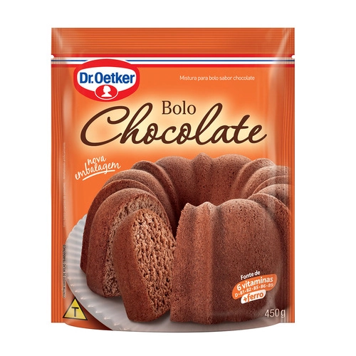 Mistura Para Bolo De Chocolate Dr. Oetker