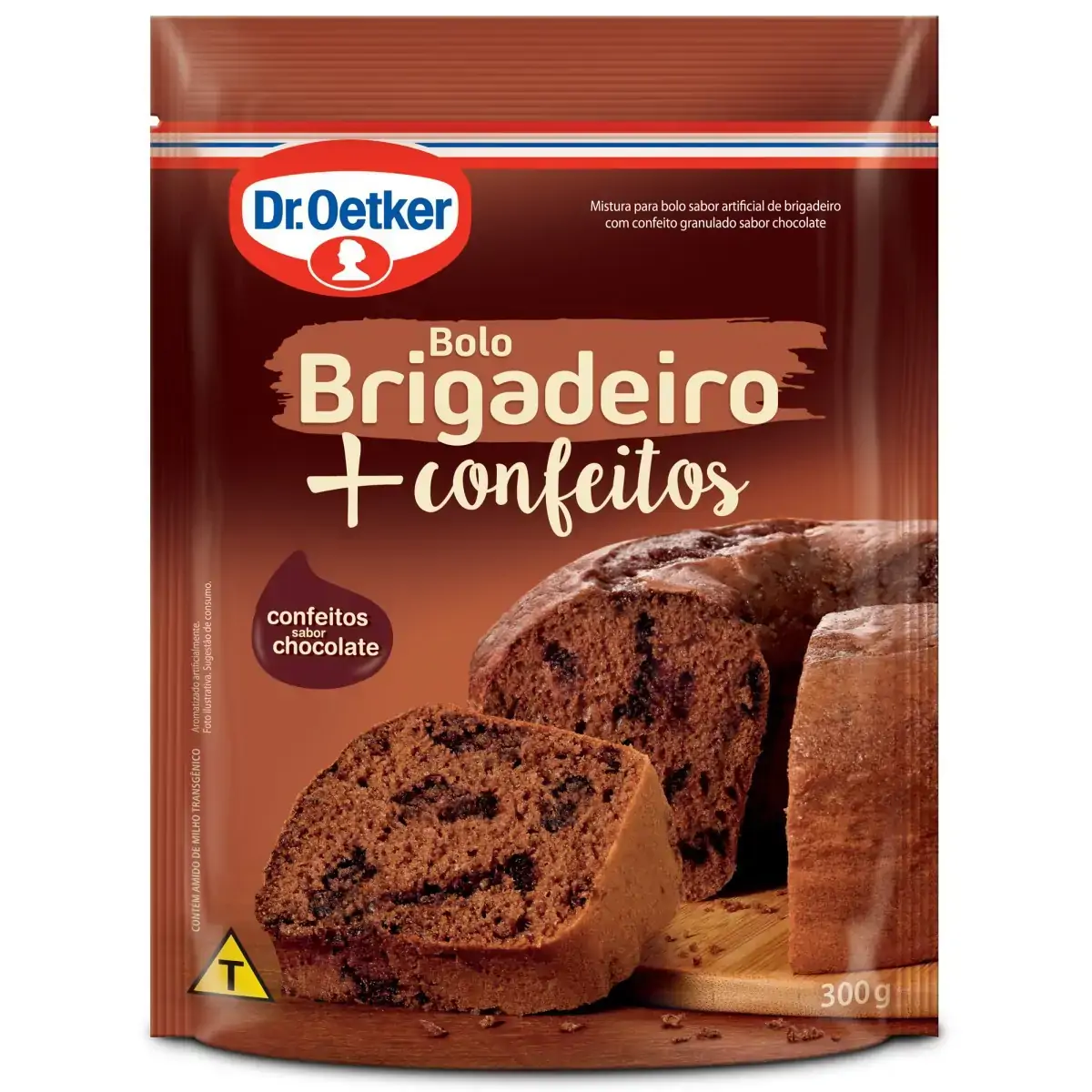 Mist.bolo Dr.oetker 300g Brigadeiro C/confeitos