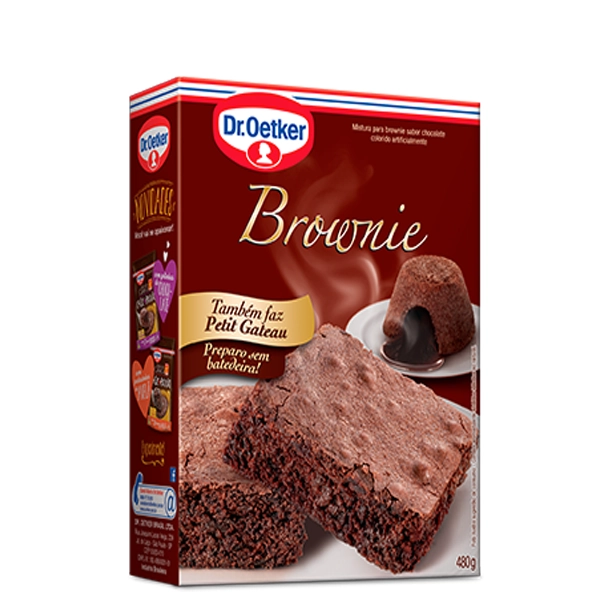 Mistura Para Brownie Sabor Chocolate Dr. Oetker 480g