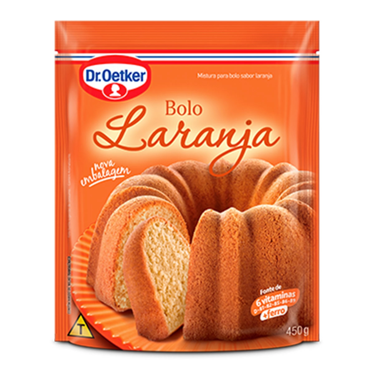 Mistura P/bolo Oetker Laranja