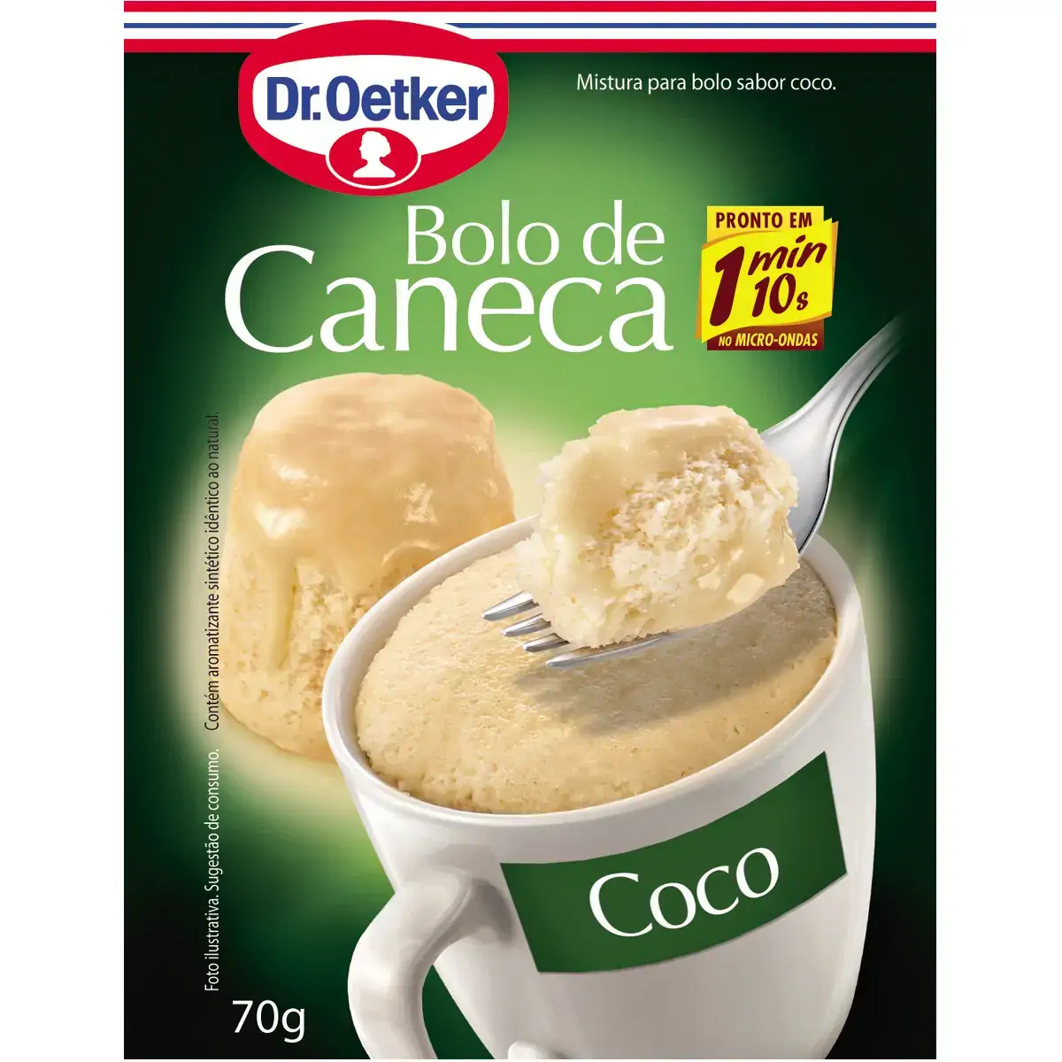 Bolo De Caneca Oetker Coco 70gr