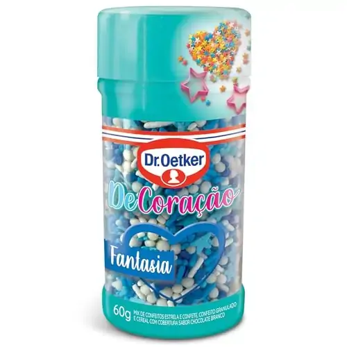 Confeito Mix Dr.oetker 60g Fantasia Azul