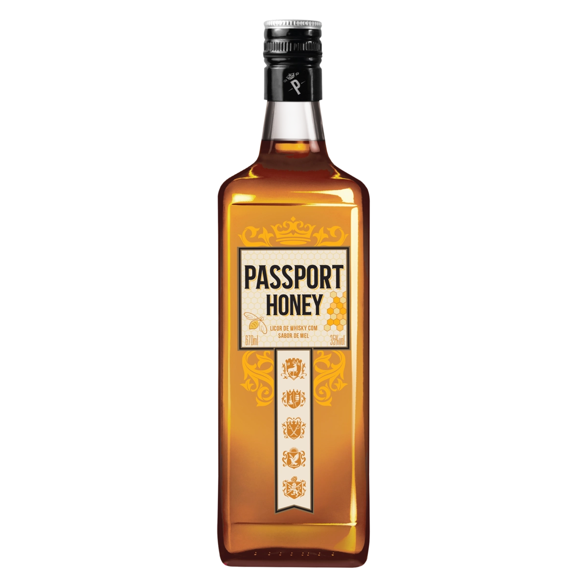 Licor Whisky E Mel Passport Garrafa 670ml