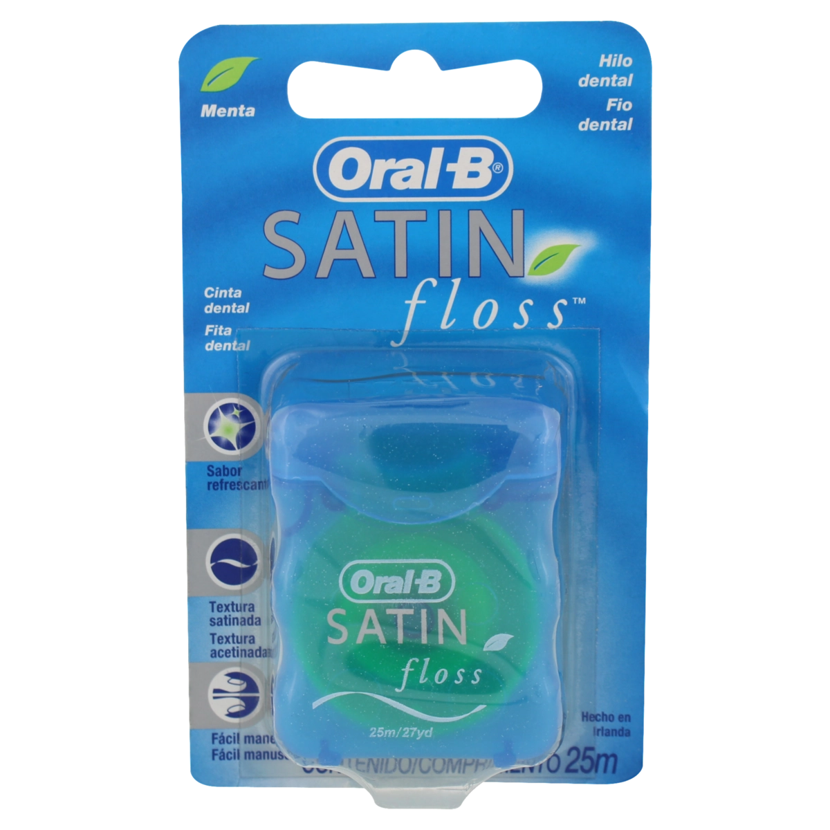 Fio Dental Menta Oral B Satin 25m