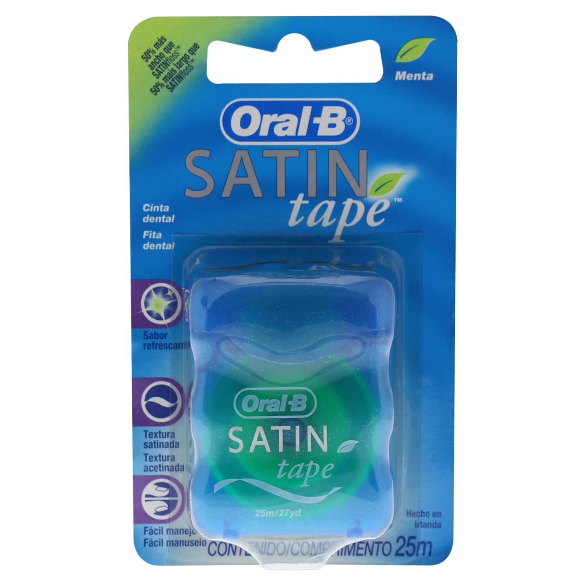 Fio Dental Menta Oral B Satin Tape 25m