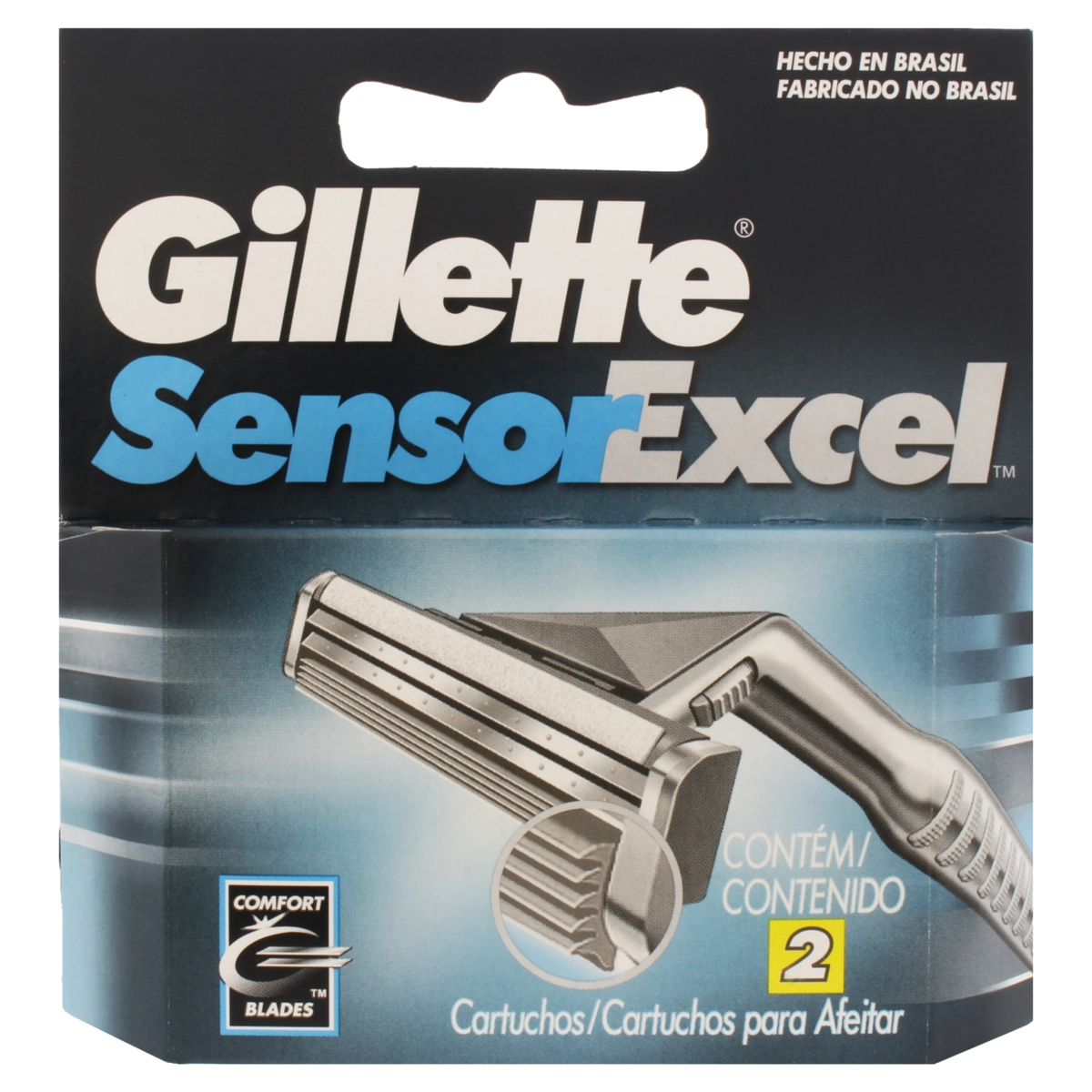 Carga De Aparelho Para Barbear Gillette Sensor Excel 2 Unidades