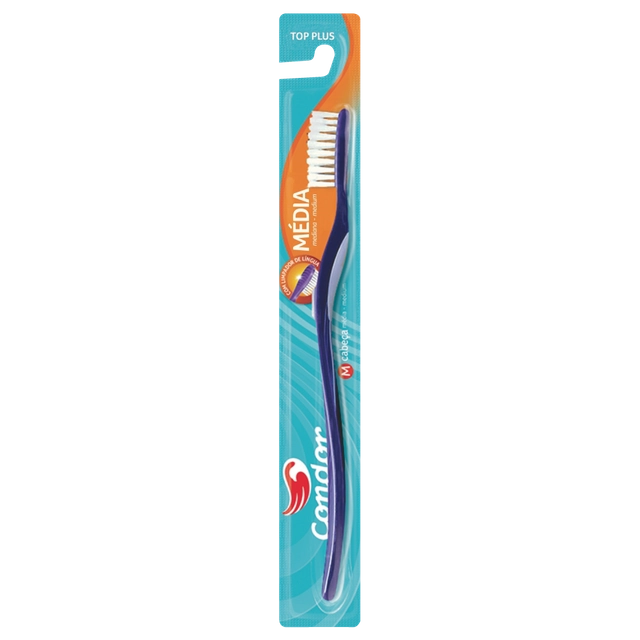 Escova Dental Média Condor Top Plus Cabeça M