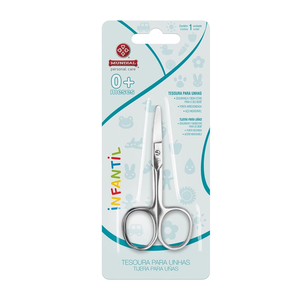 Tesoura Para Unhas Bc 307 Infantil Mundial Personal Care