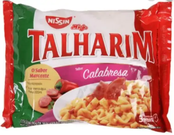 Macarrão Instantâneo Sabor Calabresa Talharim Nissin